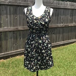 BeBop black floral dress size medium